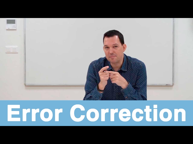 EFL Teacher Training – Error Correction
