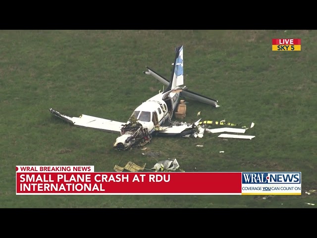 RDU Airport Authority Pressor: UNC Health Plane crashed at RDU; Pilot & doctor taken to hospital