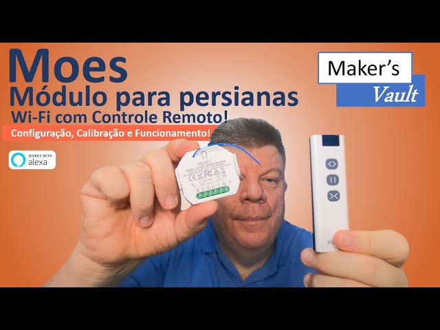 Moes Módulo para Persiana com controle RF: Conexões, Calibração e Funcionamento – Use com Alexa!