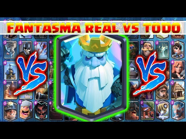 Royale Ghost VS ALL Cards | 1 VS 1 | Clash Royale