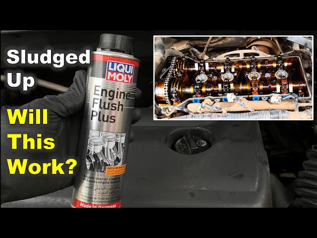 Before and After Engine Flush with Liqui Moly Engine Flush Plus / Engine Sludge Build Up Removal