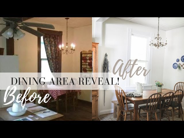 Farmhouse Eat-in Kitchen Reveal | FRENCH FARMHOUSE DECORATING IDEAS | Before and After
