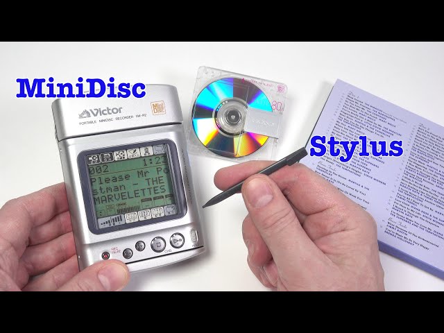 The only MiniDisc recorder with a stylus - XM-R2