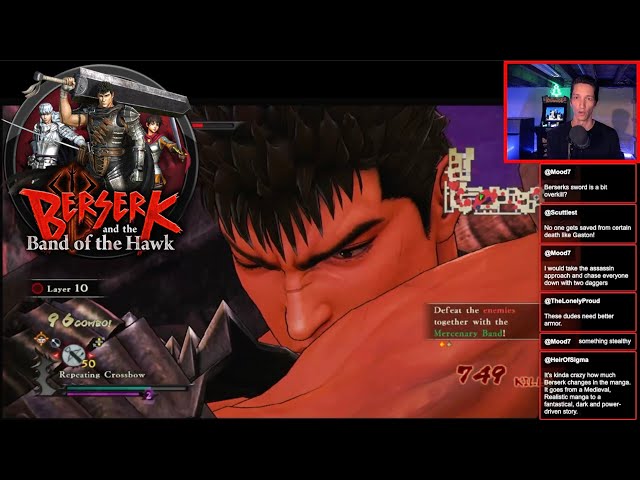 Berserk and the Band of the Hawk Livestream Highlights