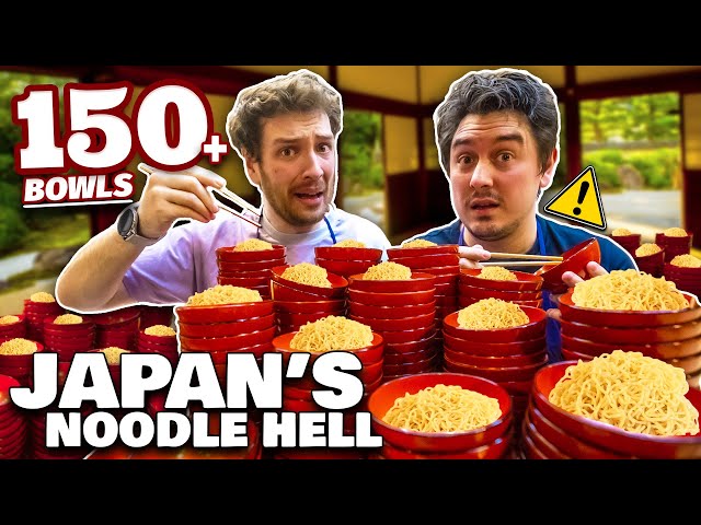 I Tried Japan's Most INSANE Noodle Challenge