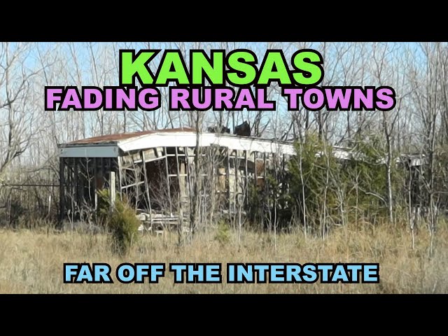 KANSAS: Fading Rural Towns In A Forgotten Corner Of The State - Plus A Ghost Town In Oklahoma