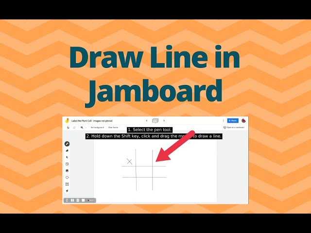 How to Draw a Straight Line on Google Jamboard