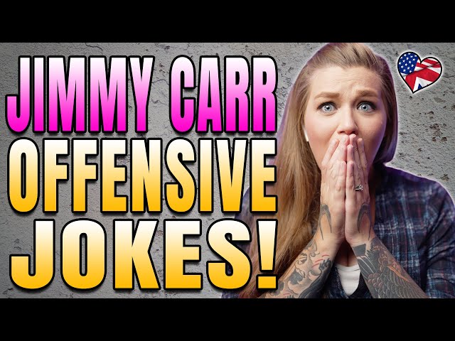 AMERICAN REACTS TO JIMMY CARR 20 MOST OFFENSIVE JOKES | JIMMY CARR STANDUP | AMANDA RAE