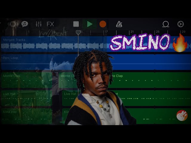 Making a Smooth Beat for SMINO on GarageBand iOS!