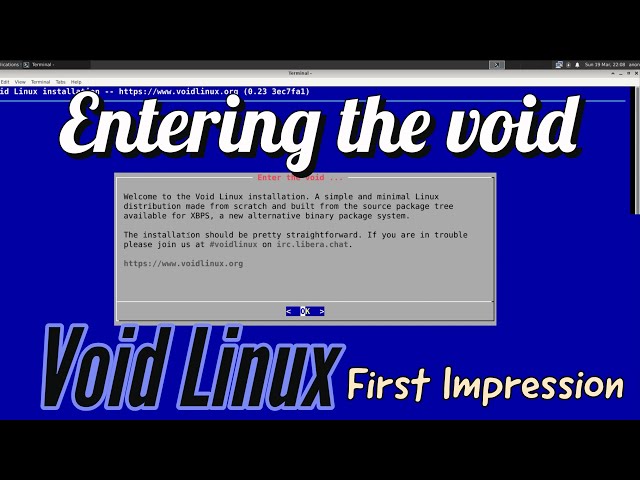 Void Linux - First Impression