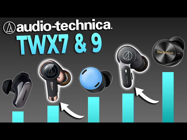 Audio Technica TWX7 & TWX9 (Ranked against 17 Earbuds)