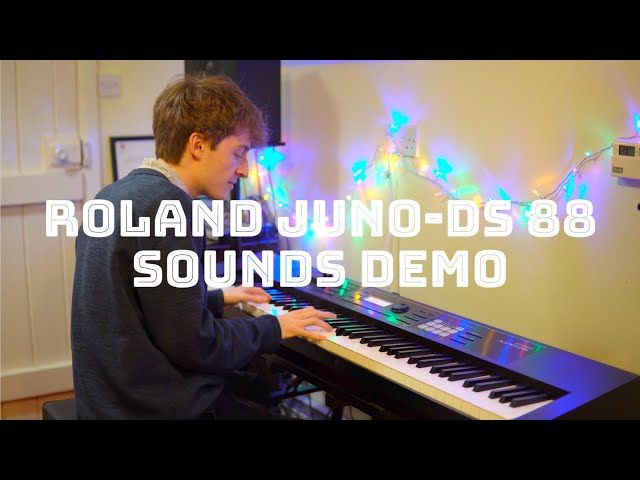 Roland Juno DS 88 Sounds Demo (Rhodes, Wurlitzer, Piano, Clav, Organ, Synth) | Robert Dimbleby