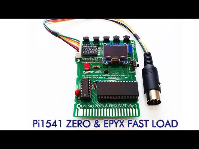 Commodore Pi 1541 + Epyx Fastload Cartridge - Everything You need to get started.