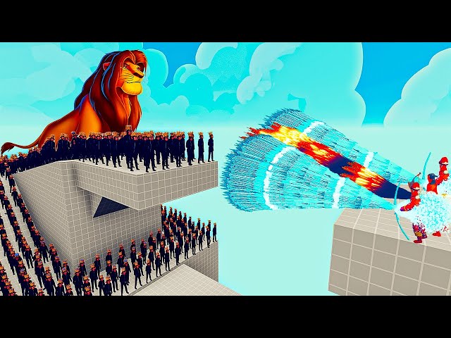 150x MONKEYS + 1x GIANT vs 3x EVERY GODS - Totally Accurate Battle Simulator.