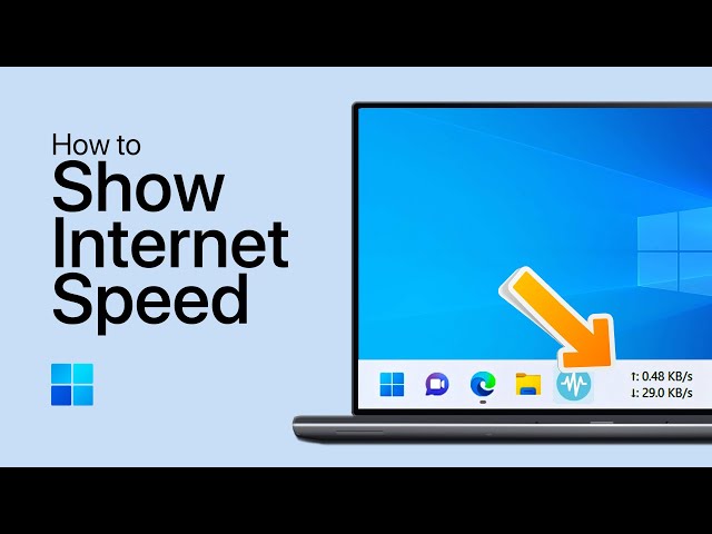 How To Show Internet Speed on Taskbar on Windows 10/11