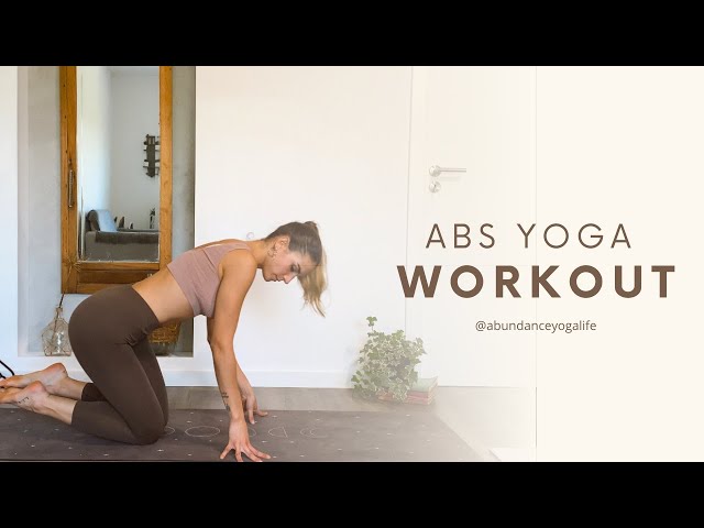 15 min YOGA CORE WORKOUT | Strengthen Your Abs with AB Yoga