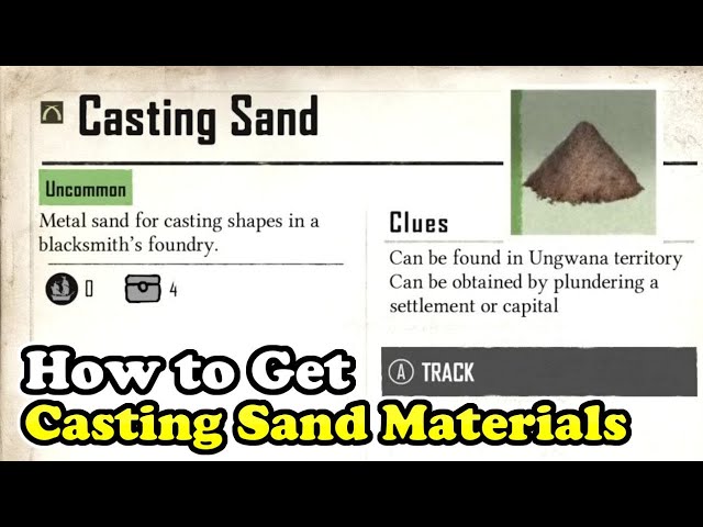 Skull And Bones How to Get Casting Sand Materials