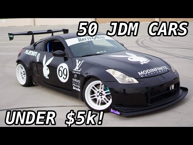 The 50 BEST JDM Sports Cars For Less Than $5k!