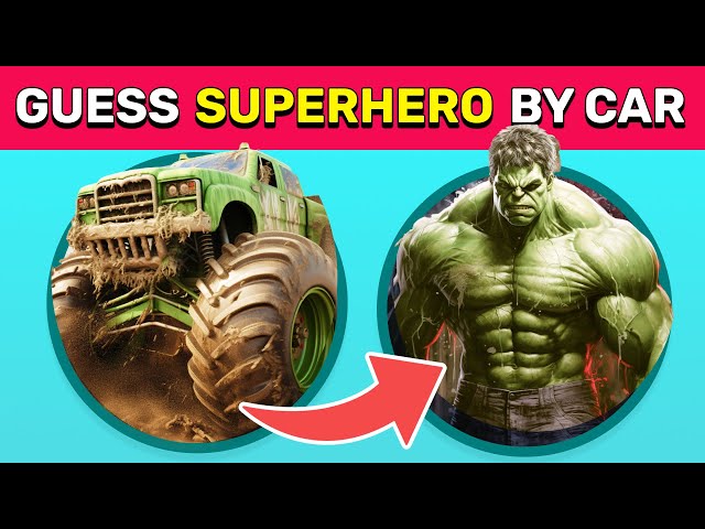 Guess the Superhero by Vehicle 🚘🦸‍♀️ Marvel & DC Hero Quiz