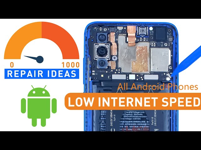 How To Fix All Android Phones Slow Downloading  - Why Your Phone Has Low Internet Speed-Repair Ideas