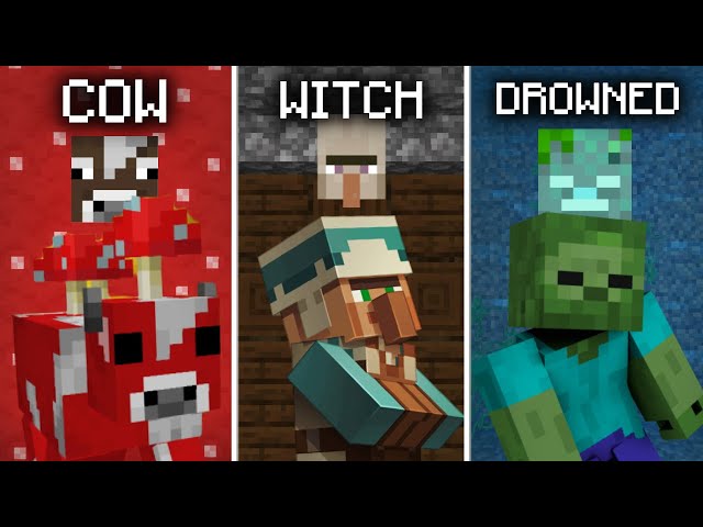 Minecraft: Mobs and their Transformations