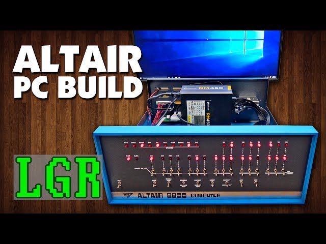 LGR - Building a New PC into an Altair 8800 Clone