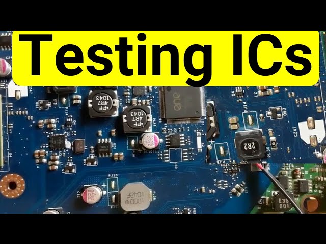 Integrated Circuits ICs Testing tutorial - IC Circuit Diagram - Laptop Motherboard Repair