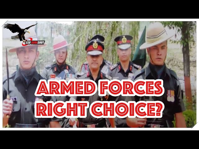 Why are the Armed Forces the Best Career Option For You? Be a Leader for Life | SSB Interview