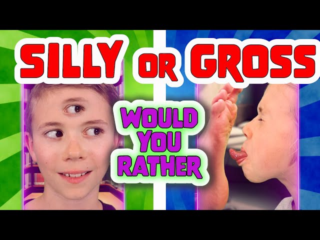 Silly or Gross Would You Rather Workout | Voice Your Choice | Peanut Butter Deodorant?