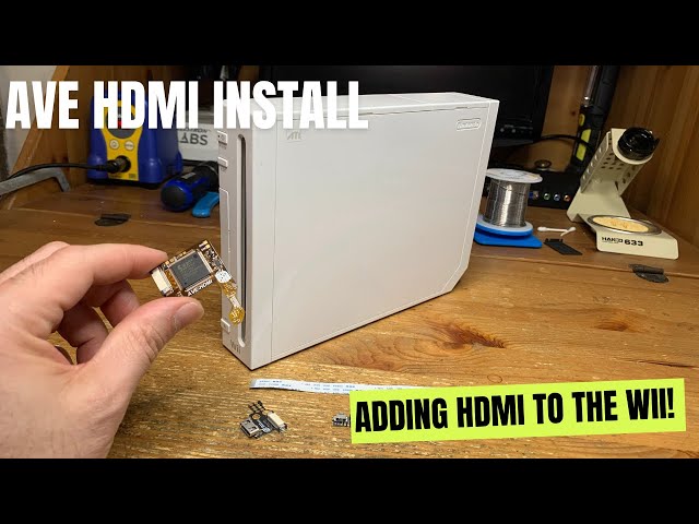 AVE HDMI - A Must-have HDMI Upgrade for the Nintendo Wii! Install and demonstration