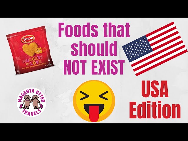 Foods that should NOT Exist - USA Edition #shorts #weirdamericanfood