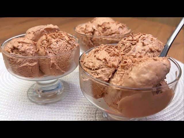 Don't buy ice cream in the store! The best chocolate ice cream recipe! The taste will surprise you!