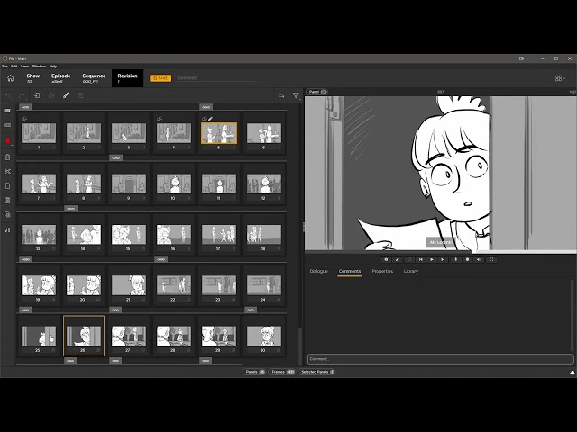 Collaborating Remotely in Flix and Storyboard Pro | 4: Director Review with Notes