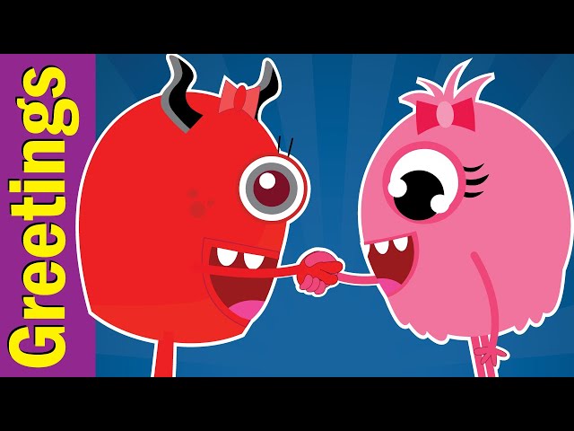 Hello, Nice to Meet You Song | Greetings Song for Children | Fun Kids English