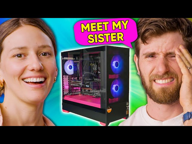 This Is So Embarrassing! - Building a PC with My Sister