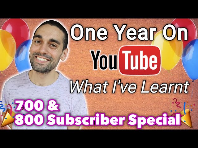 One Year on YouTube - What I've learnt