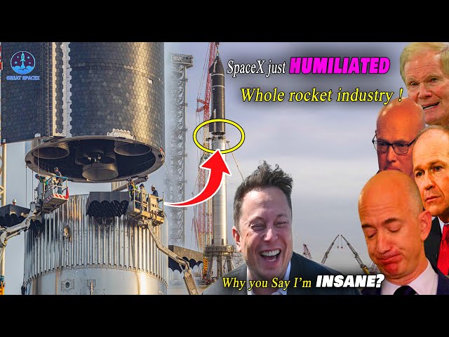 SpaceX's CRAZY Manufacturing just HUMILIATED the entire rocket industry!