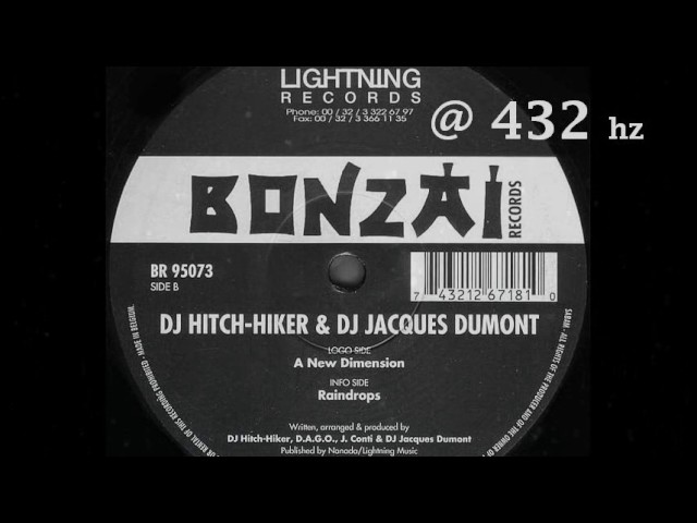 DJ Hitch Hiker & DJ Jacques Dumont - Raindrops @ 432 Hz