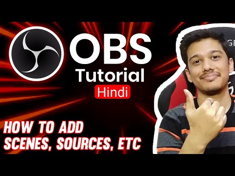 How To Live Stream With OBS Studio | OBS Studio Tutorial in Hindi