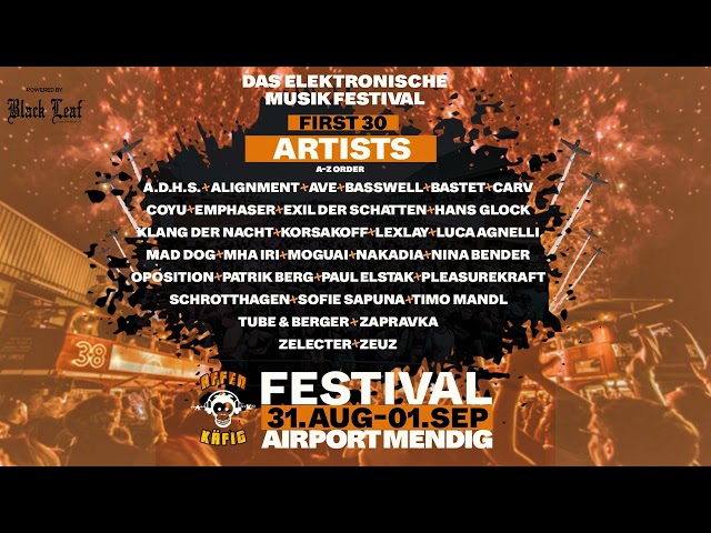 AFFENKÄFIG FESTIVAL 2024 // FIRST 30 ACTS