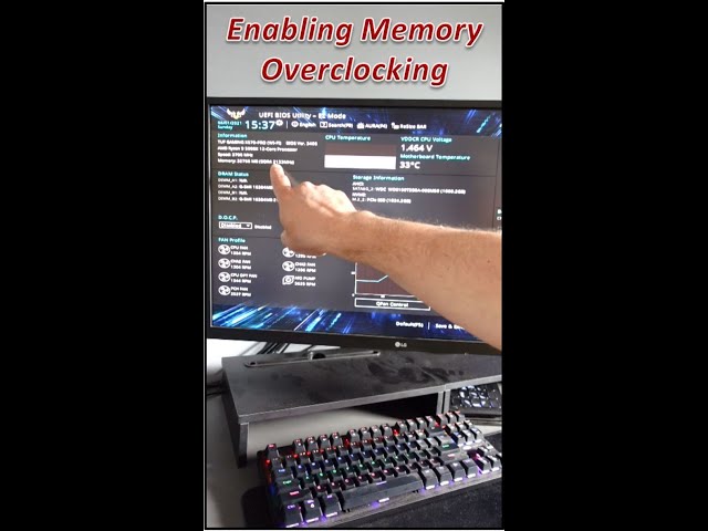 How to Enable Standard Memory Overclocking on your PC #Shorts