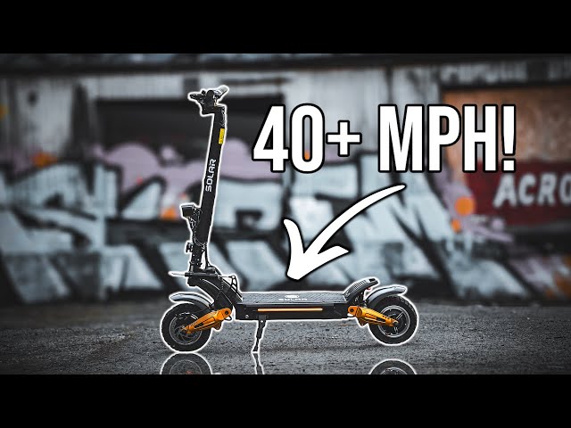 2024 Solar FF Lite Electric Scooter Review - Go Fast or Go Home!