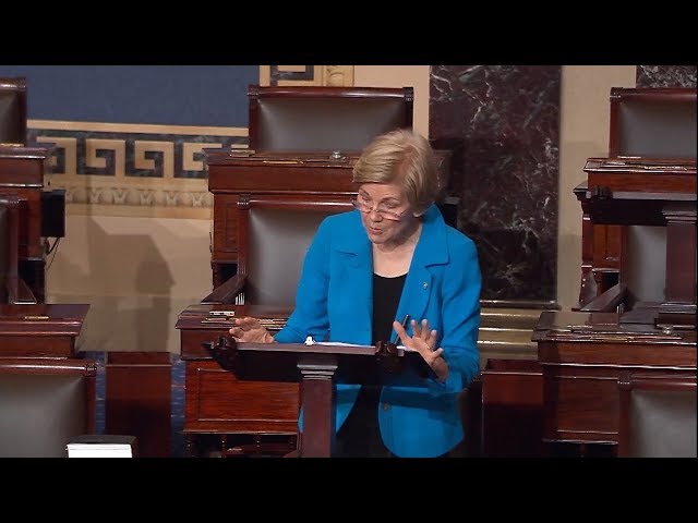 Senator Warren Stands Against Trump's Newly-Released Budget