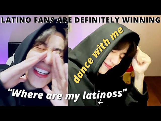 "WHERE ARE MY LATINOSSSSS.." bambam had too much fun last vlive 😂