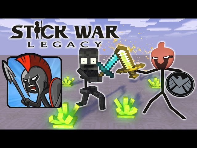 Monster School : STICK WAR : LEGACY [EPIC STORY] - Minecraft Animation