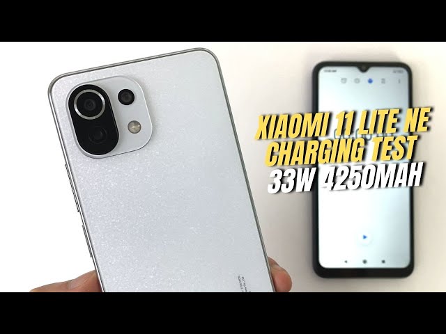 Xiaomi 11 Lite NE Battery Charging test | 33W fast charger 4250 mah