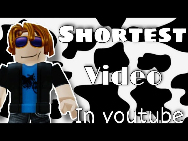 Shortest Video In YOUTUBE😱!