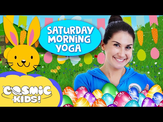 Peter Cottontail and the Tickly Monkeys: Saturday Morning Yoga | Cosmic Kids