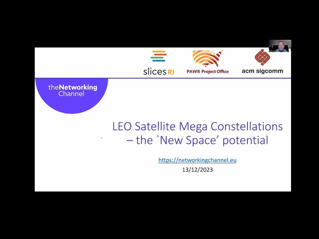 LEO Satellite Mega Constellations – the `New Space’ potential