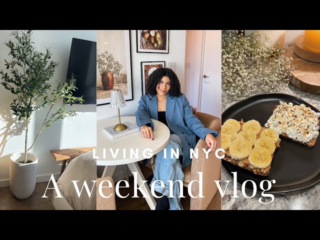 Living in NYC | Weekend in my life living alone, Balloon World Pop Up, I got a treadmill?!